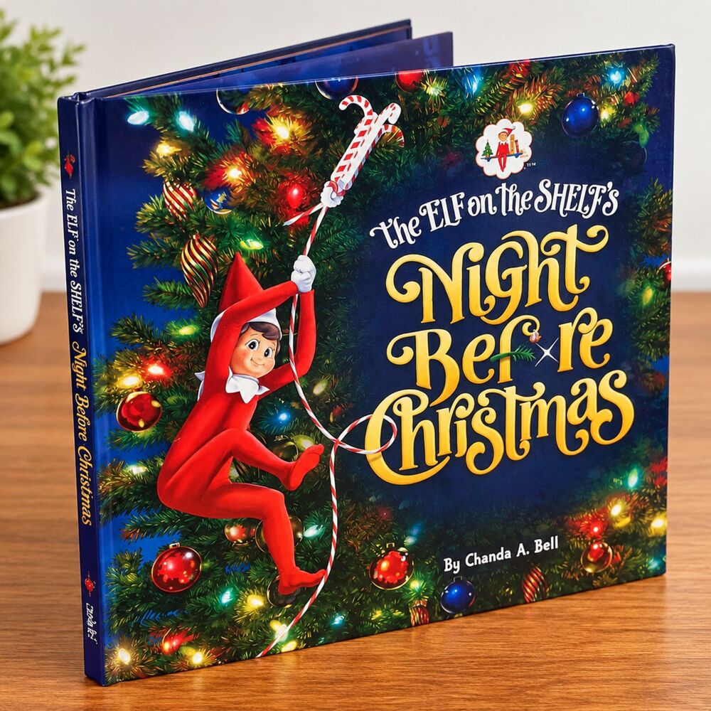 Elf on the Shelf Night Before Christmas Chanda Bell 2020 Hardcover Book NEW